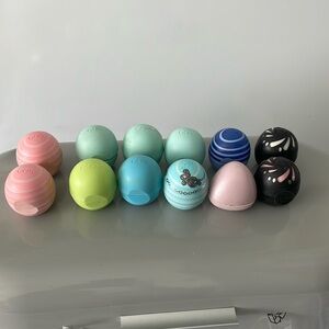 12 EOS Lip Balm Collectible Eggs for Display/Craft/upcycle